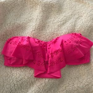 Pink Bandeau Swimsuit Top 💗